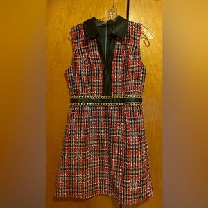 Venus plaid dress. Heavy material. Size 10 new without tags